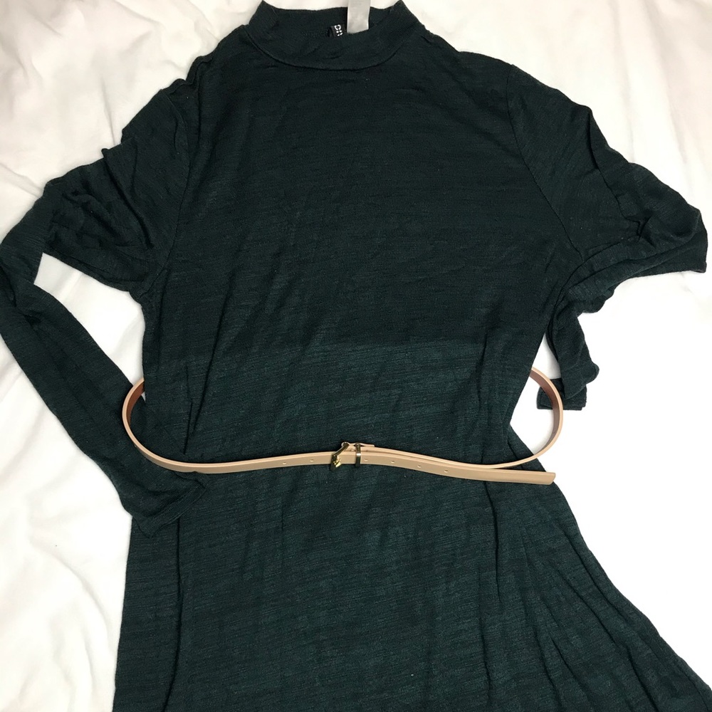 Green Sweater Dress